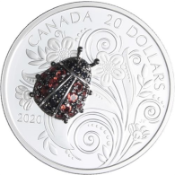 Kanada-20 Dollar-2020-AGpp-Ladybug-RS