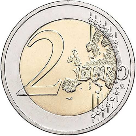 Belgien 2 Euro 2008 Menschenrechte im Blister