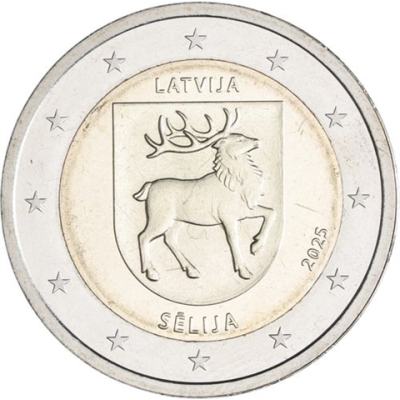Lettland-2 Euro-2025-bfr-Selija-RS