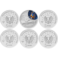 Deutschland-5x5-Euro-2027-Stgl-James-Web-RSVS-Satz