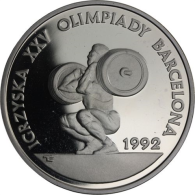Polen-200000 Zloty-1991-AGpp-Gewichtheber-RS