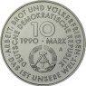 J.1637 - DDR 10 Mark 1990 bfr. Tag der Arbeit, 1. Mai Sonderpreis