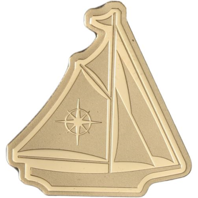 Palau-1 Dollar-AU-Segelschiff-RS