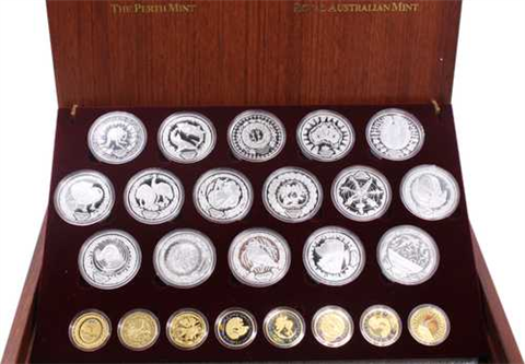 Australien-16xAGpp+8xAUpp-2000-MilleniumCoinCollection-Sydney-3