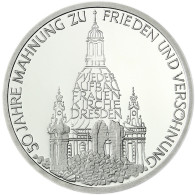 Deutschland 10 DM Silber 1995 Stgl. Zum Wiederaufbau der Frauenkirche in Dresden