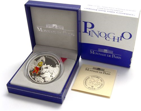Frankreich 1,5 Euro 2002 PP Märchen Serie - Pinochio III