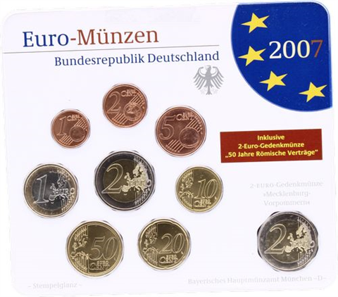 Deutschland-5,88 Euro-2007-Stgl-Kurs-MzzD-RS