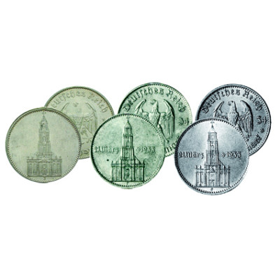 J.355 - J.356 - J.357 2 und 5 Reichsmark Garnisonkirche