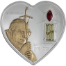 Liberia-10 Dollar-2005-AGpp-Papst mit Kerze-RS
