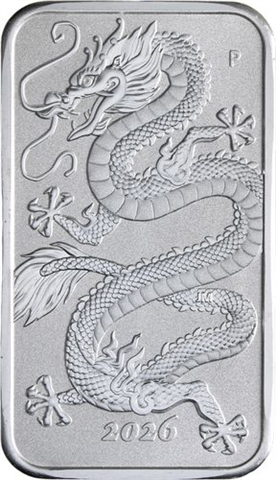 Australien-1 Dollar-2026-AGstgl-Drache-Eckig-RS
