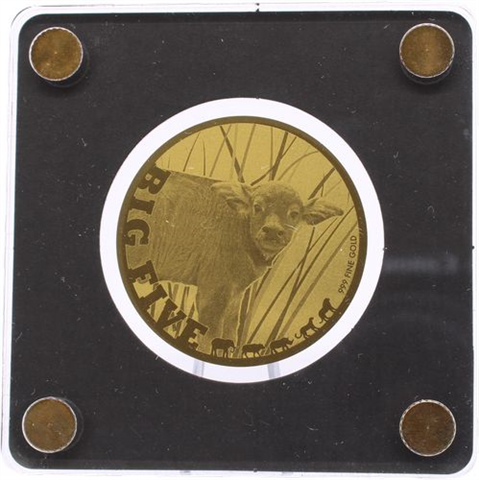 Tschad-10x5000 Francs-AU-Big Five-Etui