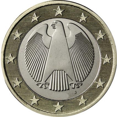 Deutschland 1 Euro- 2017  Kursmünze Adler 