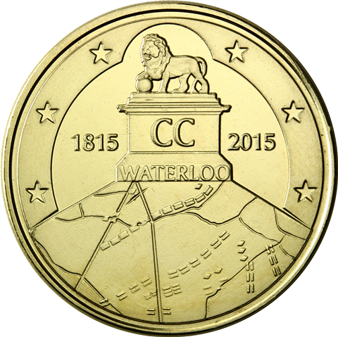 Belgien 2,5 Euro 2015 Schlacht bei Waterloo Stgl. 1