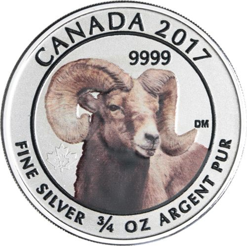 Kanada-2 Dollar-2017-AGstgl-Ziege-FD-Farbe-RS