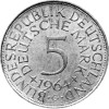 Deutschland 5 DM 1964 Silberadler Mzz. G