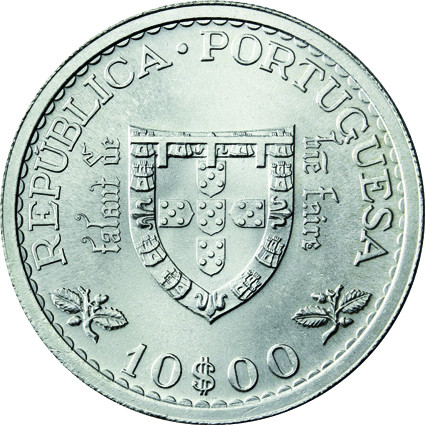 Republik Portugal 1960 - Komplett Satz Heinrich der Navigator/ Seefahrer  5,10 und 20 Escudos 1960 Silber 