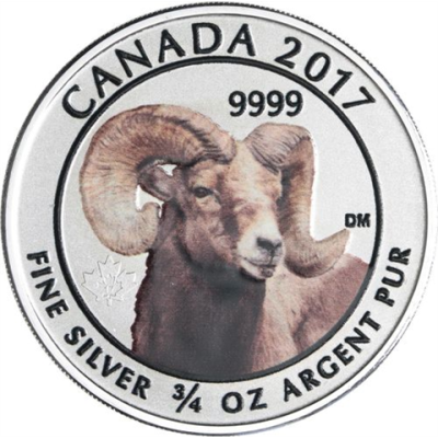 Kanada-2 Dollar-2017-AGstgl-Ziege-FD-Farbe-RS