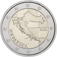 Kroatien-2 Euro-2026-Kursmünze-RS
