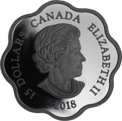 Kanada-15 Dollar-2018-AGpp-Lunar Lotus-Jahr des Hundes-RS