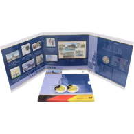 Deutschland-2Euro-Briefmarken-2016-Dresdner Zwinger-Folder