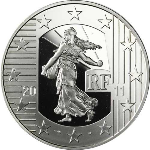 Frankreich 10 Euro 2011 Säerin II_ergebnis