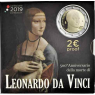 Italien-2-Euro-2019-Leonardo-Da-Vinci-Umverpackung-I-PP-