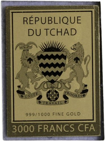 Tschad-3000Francs-AU-Cleopatra-Karte-RS