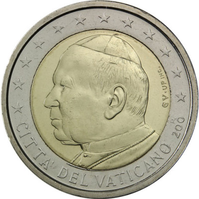 Vatikan 2 Euro 2003 bfr. Papst Johannes Paul II