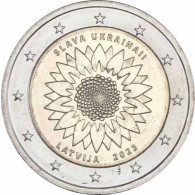 Lettland-2Euro-2023-bfr-Sonnenblume-RS-2