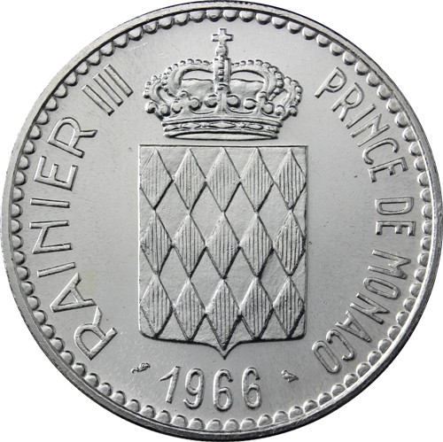 Monaco Silbermünze Charles III 