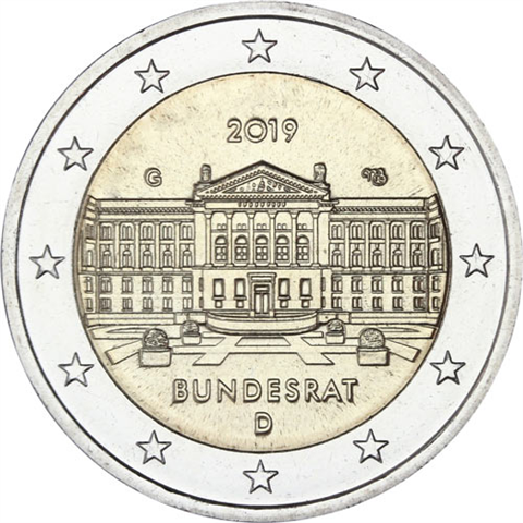 Deutschland-2-Euro-2019-Bundesrat-G-