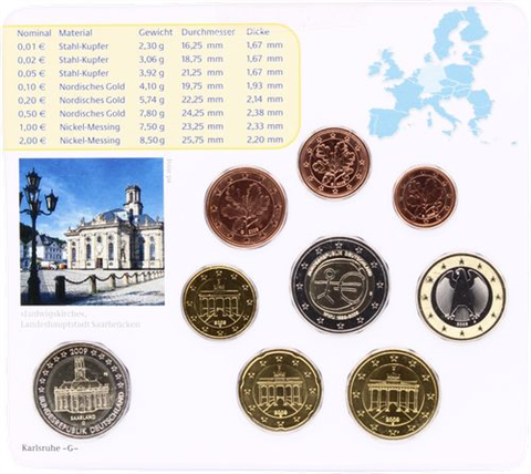 Deutschland-5,88 Euro-2009-Stgl-Kurs-MzzG-RS