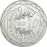 Frankreich 10 Euro 2015-Asterix-Rückseite