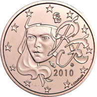 Frankreich-2-Cent-2010-Kursmünze-I