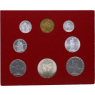 Vatikan-668 Lire-1965-Stgl-Kursmünzensatz-VS