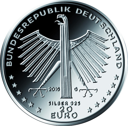 BRD 20 Euro Silber 2016  PP Otto Dix