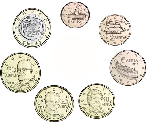 Griechenland 1,88 Euro 2018 Kursmünzen kaufen 