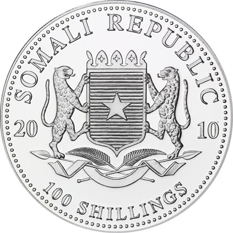 Somalia-100Schillings-2010-AGstgl-Elefanten-RS
