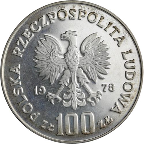 Polen-100 Zlotych-1978-AGpp-Adam Mickiewicz-RS