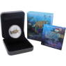 Australien-50 Cent-2011-AGpp-Farbe-Turtel-Etui