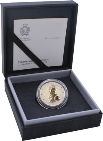 San Marino-2 Euro-2025-RP-Michelangelo-RS
