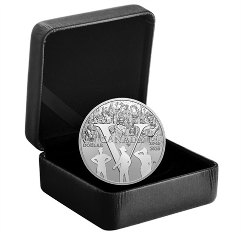 Kanada-1Dollar-2020-AGPP-75-Jahre-Victory-Day-RS
