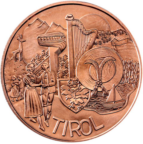 Österreich-10-Euro-2014-Kupfer-bfr-Aus-Kinderhand-Tirol-RS