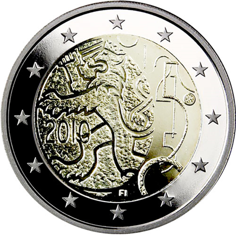 Finnland-2Euro-2010-PP-Finnische-Währung-im-Etui-RS