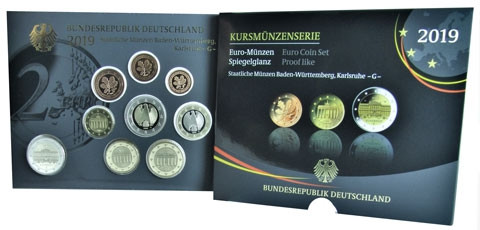 Kursmünzensatz 2019 online bestellen