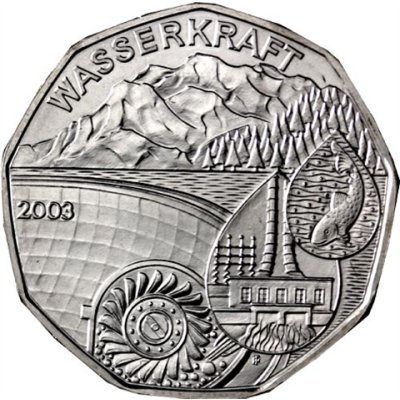 Österreich-5Euro-20023-AgHgh-Wasserkraft-RS