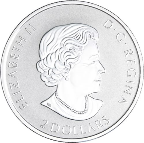 Kanada-2 Dollar-2017-AGstgl-Ziege-FD-Farbe-RS
