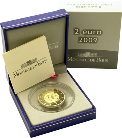 Frankreich-2-Euro-2009-PP-WWU-I