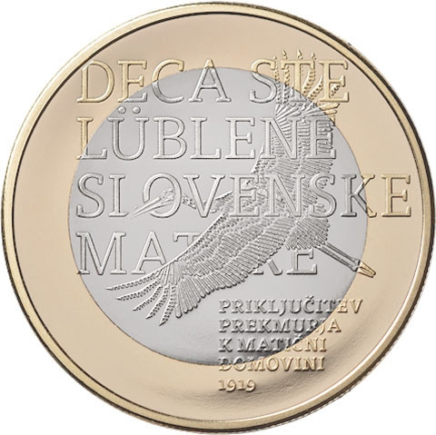 Slowenien 3 Euro 2019 bfr. Region Prekmurje