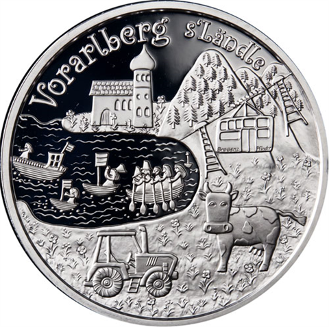 Österreich-10-Euro-2013-Silber-PP-Vorarlberg-Etui